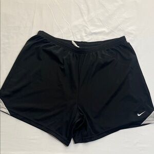 Nike Black Team Shorts with White Drawstring 2 pairs